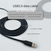 Caméra d'endoscopie médicale USB portable, caméra de microscope à monture C pour équipement de diagnostic vétérinaire, capteur HDMI, caméra d'endoscopie