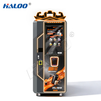 Fabricant de distributeurs automatiques Haloo, distributeur automatique de boissons protéinées à écran tactile OEM, distributeur automatique de boissons protéinées pour salle de sport