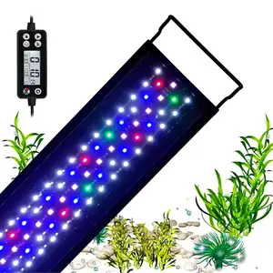 NAUTIEYE FG167 24/7 DIY Auto on off Full Spectrum Adjustable Brightness Ip68 Waterproof Professional LED Aquarium Light Wrgb