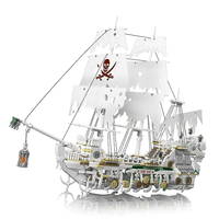 Mould King 13193 MOC Creativity City, Maqueta de Barco Educativa, Kit de Modelo de Barco para Exhibición, Regalos para Adultos, 3769 Piezas, Juego de Bloques de Construcción