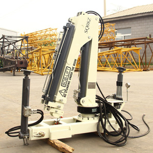 0.8 tonnes grue de levage remorque hydraulique pliante Grua petite grue pour camionnette électrique montée sur camion <span class=keywords><strong>Mini</strong></span> grue - Product Image 4