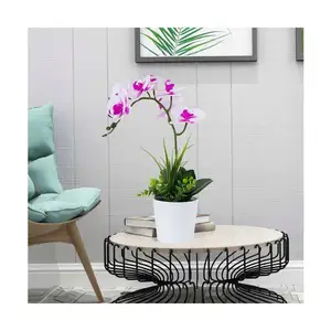Цветочное растение с эмуляцией фаленопсиса, бонсай, содержание которого превосходное в цене, дешево, живет в искусственном украшении