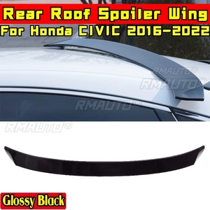CIVIC Roof Spoiler Glossy <b>Black</b> a Style Rear Trunk <b>Wing</b> Rear Spoiler Body Kit for Honda CIVIC 10th Gen 2016-2022 Car Accessories - Product Image 1