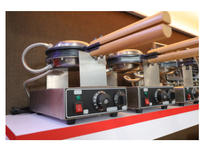 Gaufrier à bulles électrique Portable, 220V, Machine à gaufres, poêle, Eggette, belgique, Commercial, OEM