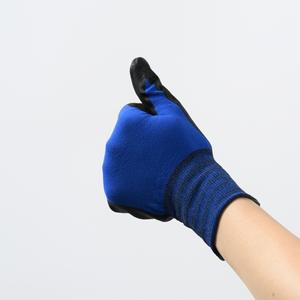 قفازات النتريل الرغوية بالجملة من المصنع، سميكة ومضادة للانزلاق ومقاومة للزيوت مع أساور مرنة وخالية من البودرة للاستخدام المنزلي والبستنة - Product Image 4