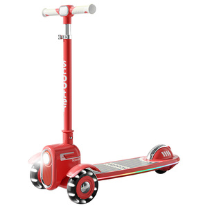 Wholesale Foldable Children Foot Scooter <strong>Three</strong> Flashing Pu Wheels Adjustable Height Kids Kick Scooter for Toddler - Product Image 4