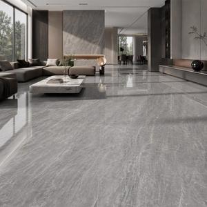 Lastra di Roccia 1200 * 2400 * 9mm Grigio Nuvola Superficie Lucida Adatta per Ville Grandi Appartamenti Edifici per Uffici - Product Image 4