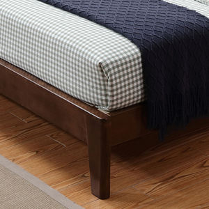 Mueble de dormitorio moderno europeo, cama sencilla de madera de roble macizo, <span class=keywords><strong>2019</strong></span> y 1,8 metros, gran oferta, 1,5 - Product Image 5