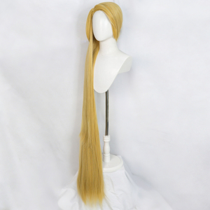 bouclé blond rose bleu vague perruque femmes partie latérale Costume perruques <span class=keywords><strong>cheveux</strong></span> synthétiques pour la fête d'halloween - Product Image 3