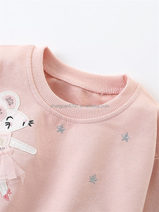 <span class=keywords><strong>Felpa</strong></span> Pullover ragazze <span class=keywords><strong>senza</strong></span> <span class=keywords><strong>cappuccio</strong></span> grazioso cartone animato autunno girocollo maniche lunghe per bambini ragazze top - Product Image 3