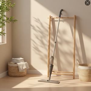 Serpillère à pulvérisation facile pour maisons bien remplies d'activités, nettoyage en une étape, sans désordre, sans seau, tampons lavables en machine, séchage rapide des sols, sans danger pour la famille - Product Image 1