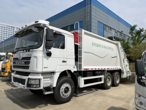 Camion benne arrière diesel 6x4 pour collecte de déchets domestiques de grande capacité, norme Euro 3, vente directe usine - Product Image 4