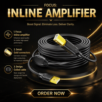 Câble d'extension d'imprimante Mindpure Active USB 2.0 avec amplificateur de signal, 10m 15m, FE1.1S, blindé en cuivre étamé pour imprimante de bureau