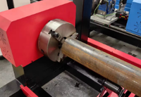 TJ-6000mm tube en acier à bas prix CNC plasma cutter prix de la machine de découpe laser
