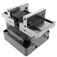 Étau pneumatique à centrage automatique 5 axes KSP2-100 + RZ-100A pour étaux centrés rotatifs VMC avec mâchoire souple en aluminium