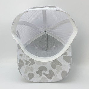 Cao Cấp 5 Bảng Điều Chỉnh Da Vá Biểu Tượng Snapback Cap Không Thấm Nước Tùy Chỉnh Camo Trucker Mũ Cho Nam Giới Phụ Nữ Cho Săn Bắn Đi Xe Đạp Bãi Biển - Product Image 3