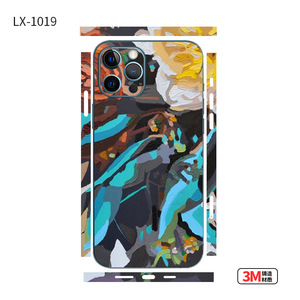 LX-1030 สติ๊กเกอร์ติดโทรศัพท์สำหรับไอโฟน 12 ฟูลคัฟเวอร์ 3M วัสดุแคทไนท์ดีไซน์ฟิล์มตกแต่ง - Product Image 3