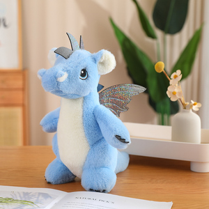 Peluche de Dragones y Dinosaurios - Animal de Peluche - Compañero Reconfortante - Peluche de Animal Ultra Suave - 22 cm 4 Colores Surtidos Dragones - Product Image 2