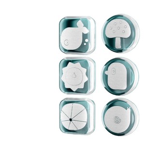 Pegatinas de silicona anticolisión transparentes, 12 unidades, para manijas de puertas, gabinetes, refrigeradores, montaje en pared, almohadillas protectoras sin rastro - Product Image 5