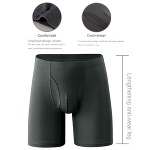 <span class=keywords><strong>Calzoncillos</strong></span> de LICRA de algodón XL para hombre, <span class=keywords><strong>Calzoncillos</strong></span> Bóxer con logotipo personalizado de calidad, <span class=keywords><strong>calzoncillos</strong></span> transpirables con mosca abierta para adultos, diseño sostenible - Product Image 2