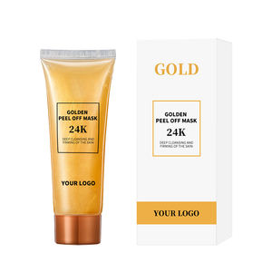 Mascarilla Facial Desprendible de Colágeno 24k Dorada, Blanqueadora y Antiarrugas, Cuidado Natural de la Piel OEM - Product Image 1