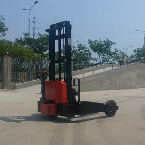 Apilador de batería de ácido de plomo de 1,5 toneladas a 2 toneladas para exteriores, montacargas, apilador de palés eléctrico para todo terreno, apilador todoterreno - Product Image 2