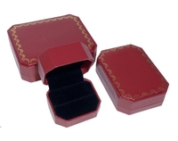 Boîte cadeau octogonale pour bijoux Boîte de rangement de bijoux haut de gamme avec design décoratif