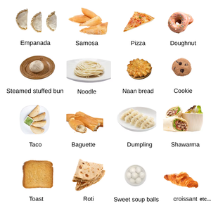 Panzerotti bột cắt và con lăn máy cho Snack và bánh dây chuyền chế biến - Product Image 6