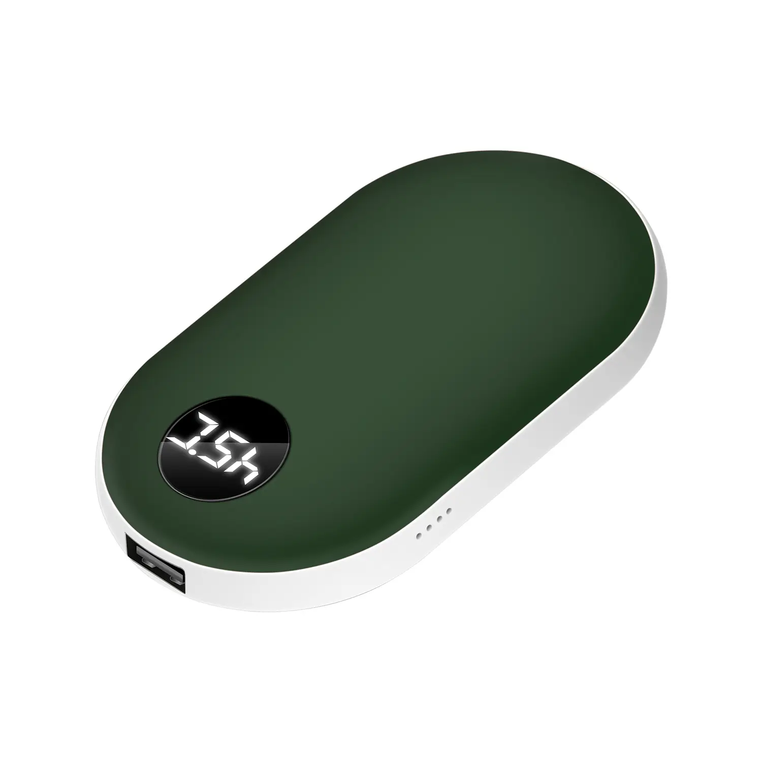 Outdoor Pocket Electric Recharge Promotional Intelligent pebble hand warmer with power bank function 4000mah