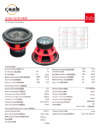 Subwoofer Mobil Kompetisi SPL 15 Inch atau 12 Inch 2500W 27Hz 8 Lapis Kawat Aluminium Datar Serat Karbon Ferit Daya Tahan Tinggi