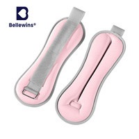 Bellewins Poids de cheville avec logo personnalisé Poignets de poids sable de fer Fitness 0.5Kg 1Kg 1.5Kg Poids de cheville et de poignet réglables en néoprène