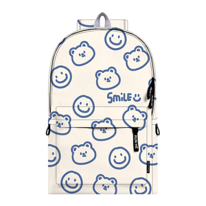 Hot bookbag custom full print pattern heat transfer student backpack internal layer two <b>side</b> <b>bags</b> can be adjusted - Product Image 1