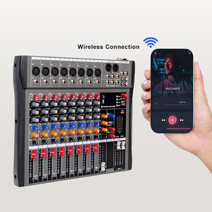 Mezcladora de Audio Profesional de 8 Canales Serie CT con Función <span class=keywords><strong>MP3</strong></span>/BT/Grabación USB, Compatible con Pad, iPhone, Android - Product Image 3