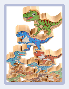 Premium CPC JUGUETES DE MADERA 3D DINOSAURIO APILAMIENTO BLOQUE JUEGO DE PUZZLE EDUCATIVO para NIÑOS APRENDIZAJE JUEGO DE PUZZLE Gran precio - Product Image 5