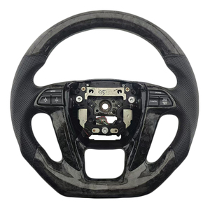Factory Hot Sale Perforated Leather Forged Carbon Black Stitching <b>Wheel</b> for Honda Accord 8 Gen Crosstour Car Steering <b>Wheel</b> - Product Image 1