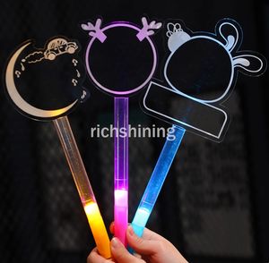 Richshining Custom Acrylic E X O 2026 Tour Concert Support LED Stick Télécommande sans fil Lumière LED Penstick pour les fans de K-POP - Product Image 2