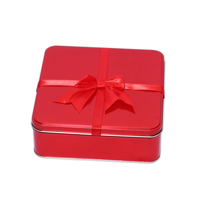 Số lượng lớn vuông rỗng kim loại tinplate hộp mô hình giáng sinh cấp thực phẩm lưu trữ cho Kẹo sô cô la bánh quy Hamburger - Product Image 2