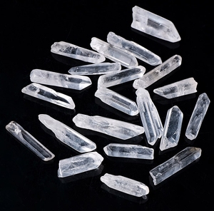 Số lượng lớn tinh thể cột chấm dứt điểm rõ ràng thạch anh điểm nguyên trắng tinh thể thạch anh đá thô thạch anh cụm cho trang trí nội thất - Product Image 2