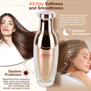 Sérum Capillaire Magique Instantané Lissant en Gros, <span class=keywords><strong>Huile</strong></span> Naturelle Anti-Frisottis Démêlante <span class=keywords><strong>pour</strong></span> <span class=keywords><strong>Cheveux</strong></span> Bouclés des Femmes Noires - Product Image 3