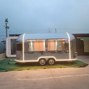 Camion de restauration mobile en tôle galvanisée brillante pour usage commercial en zone touristique, avec grill combiné, café, burgers, hot-dogs, burritos 1 - Product Image 2