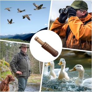 Ahşap ördek sesli tuzak düdük ses ile avcılar için avcılık aksesuar tuzak ses - Product Image 5