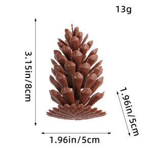 Usine Pinecone Épicéa De Noël Pendentifs Décoratifs Creative <span class=keywords><strong>DIY</strong></span> En Plastique <span class=keywords><strong>Sapin</strong></span> Accessoires pour La Photographie Props Articles D'affichage - Product Image 4
