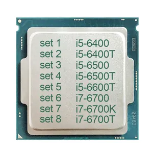 lntei核心二手台式机双核cpu处理器i5-6400 i5-6400T i5-6500 i5-6500T i5-6600T i7-6700 i7-6700K i7-6700T LGA1151