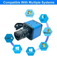 30fps 4K 8MP CMOS USB Web Kamerası IMX415 5-100mm 5-50mm Değişken Odaklı Lens Full HD 4MP F5253 Mejpg Endüstriyel Makine Kamerası UVC OTG