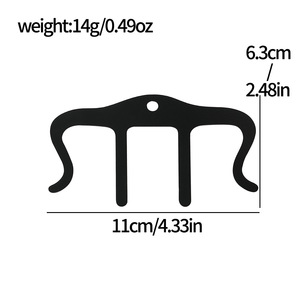 Wholesale Hollow-out Music <strong>Sheet</strong> Clip Black <strong>Lyric</strong> Score Holder M-shaped Stainless Steel Music Stand for Guitar Piano Scores - Product Image 3