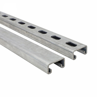 Profilé en C galvanisé à chaud 41x41mm pour structure de montage au sol de ferme solaire