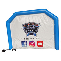 Tente de garage gonflable quatre saisons de haute qualité avec structure scellée et revêtement PVC imperméable de qualité commerciale