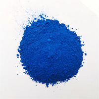Poudre de pigment d'oxyde de fer à forte teinture, colorant acide, pour ciment, mortier, revêtements industriels, pigments pour cuir, bleu