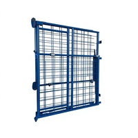 Cage en fil d'acier pliable personnalisée avec portes verrouillables à loquet, ouverture latérale, revêtement en poudre, Shifeng Shandong