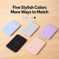 Support magnétique pour téléphone, trépied de poche ultra-fin pliable, support de bureau réglable pour les selfies, le streaming en direct et les appels vidéo